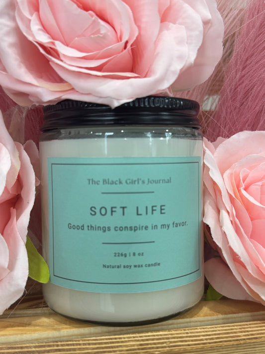 Affirmation Candle: The SOFT LIFE Candle