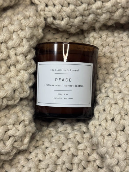 Affirmation Candle: The PEACE Candle