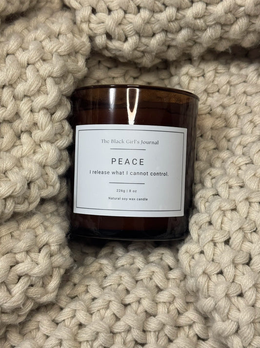 Affirmation Candle: The PEACE Candle