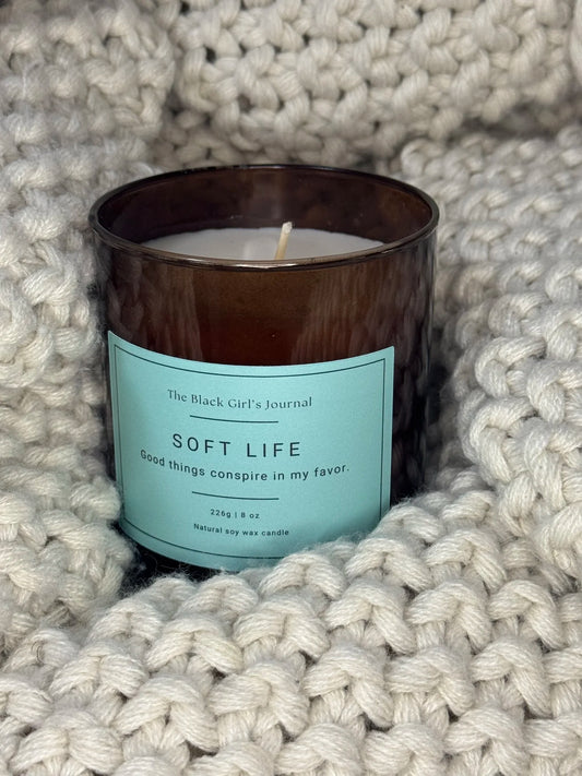 Affirmation Candle: The SOFT LIFE Candle
