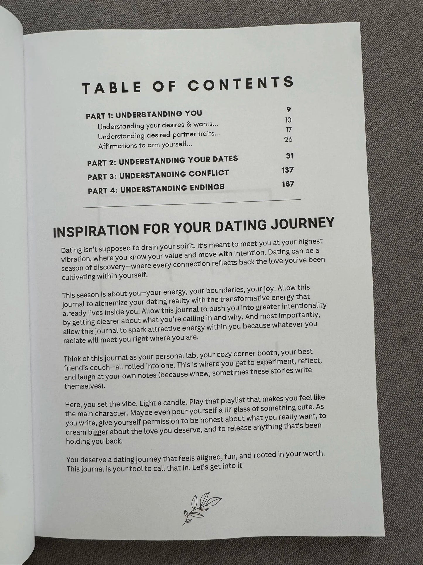 The Dating Journal (paperback)