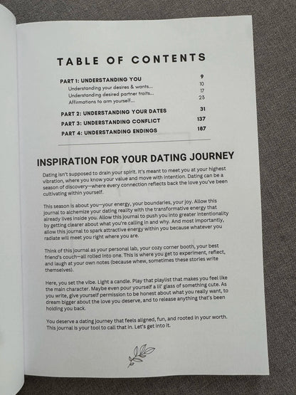 The Dating Journal (paperback)