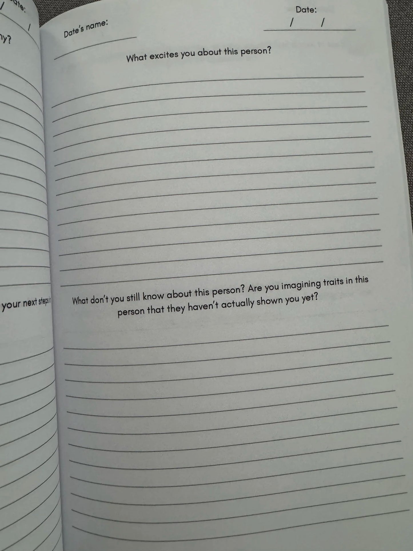 The Dating Journal (paperback)